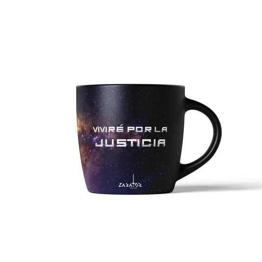Pocillo para café “Viviré por la justicia” | Zarator