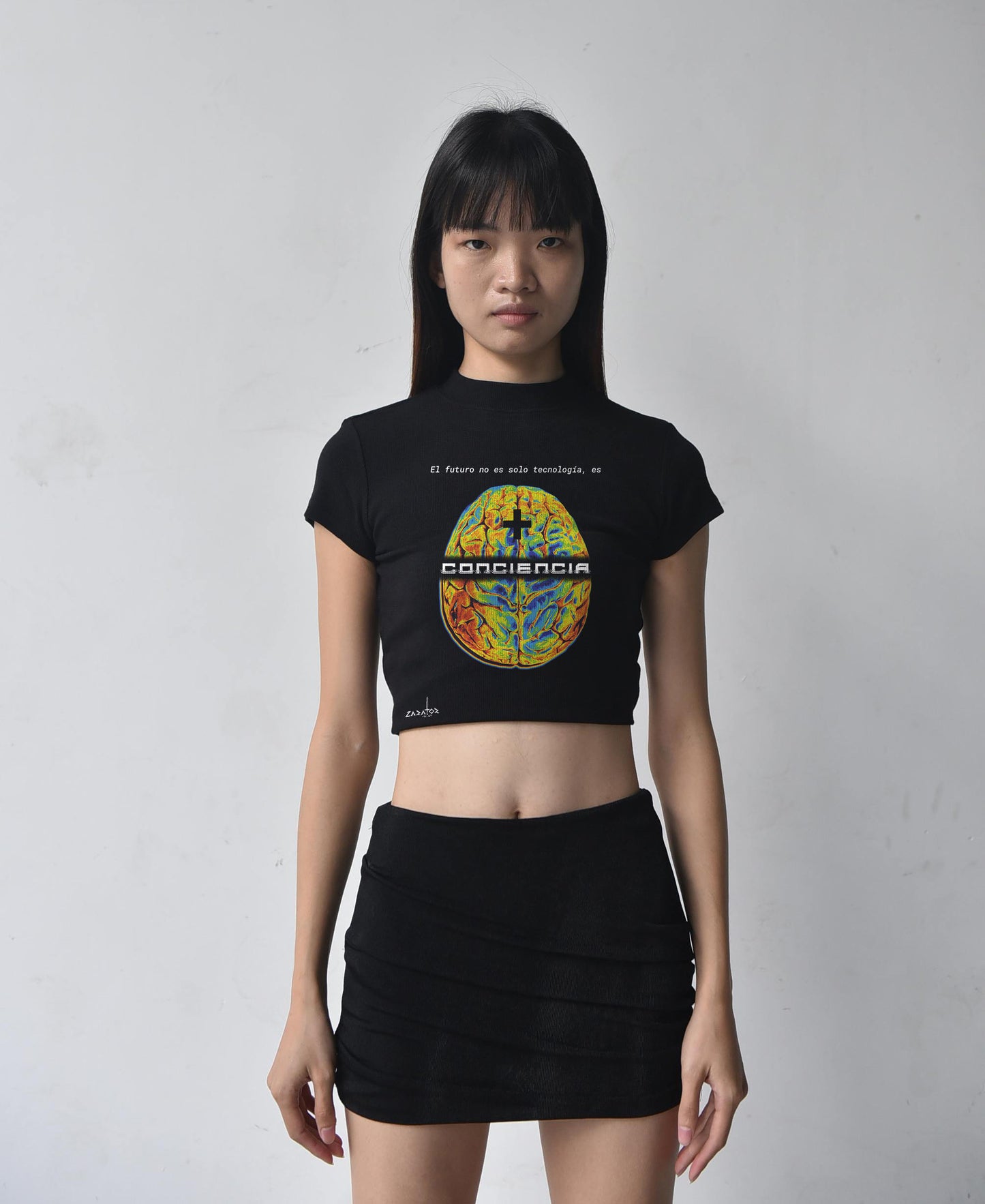 Crop top “Conciencia” | Edición Zarator