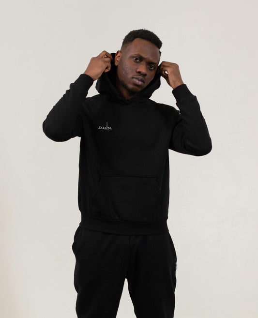 Buzo con capota “-palabras +amor” | Edición Zarator